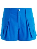 alice + olivia Joette low-rise cargo shorts - Blue