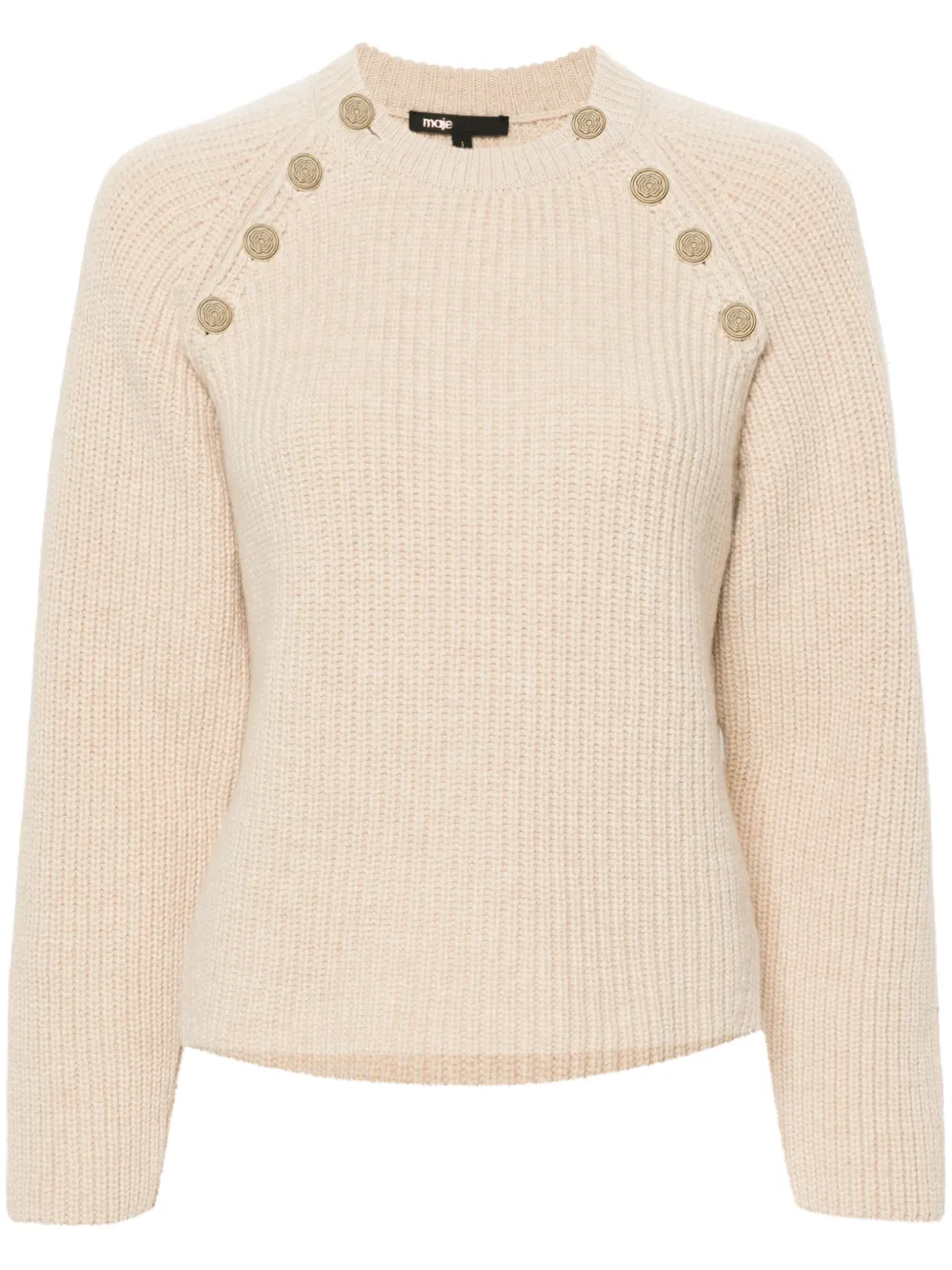 Maje ribbed wool sweater Women