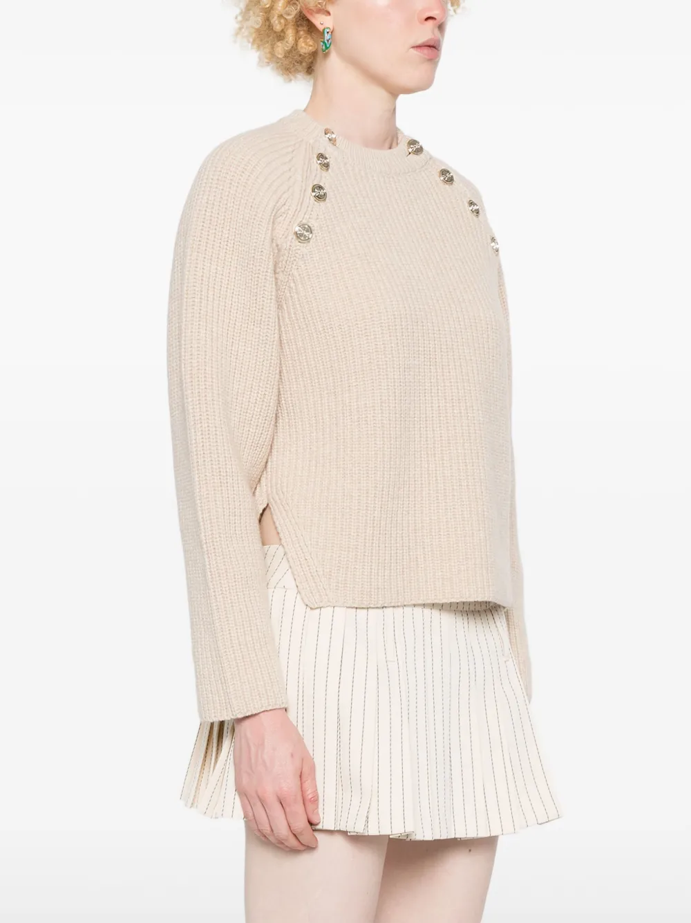 Cheap Maje ribbed wool sweater Women