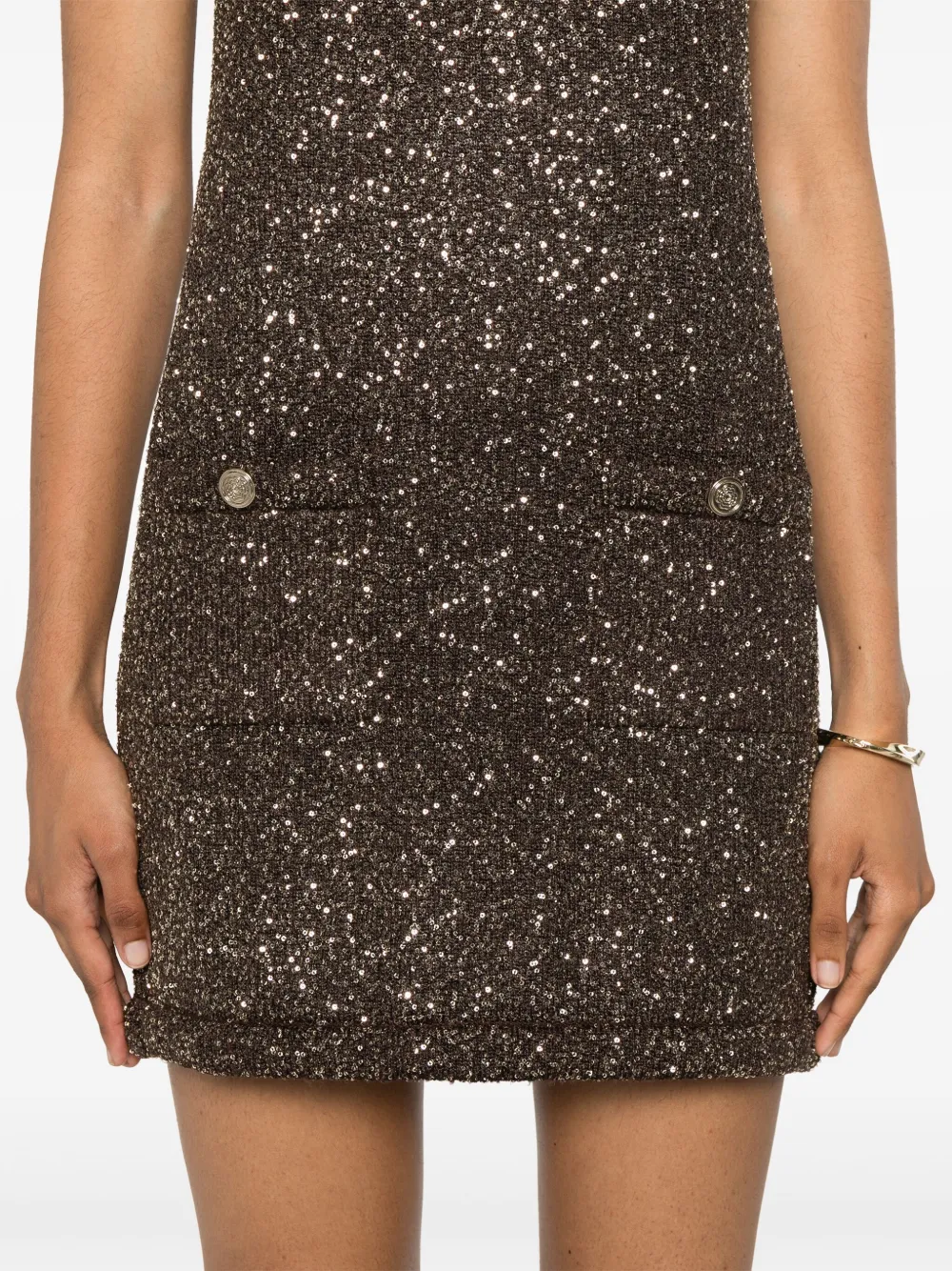 Maje Raillette Sequined Knit Mini Dress | Smart Closet Maje Raillette Sequined Knit Mini Dress | Smart Closet