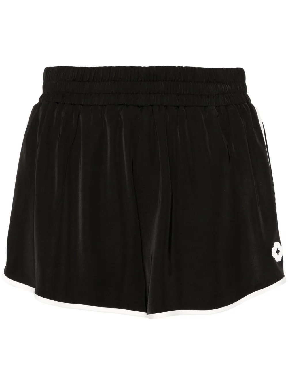 Maje Clover-motif track shorts Women