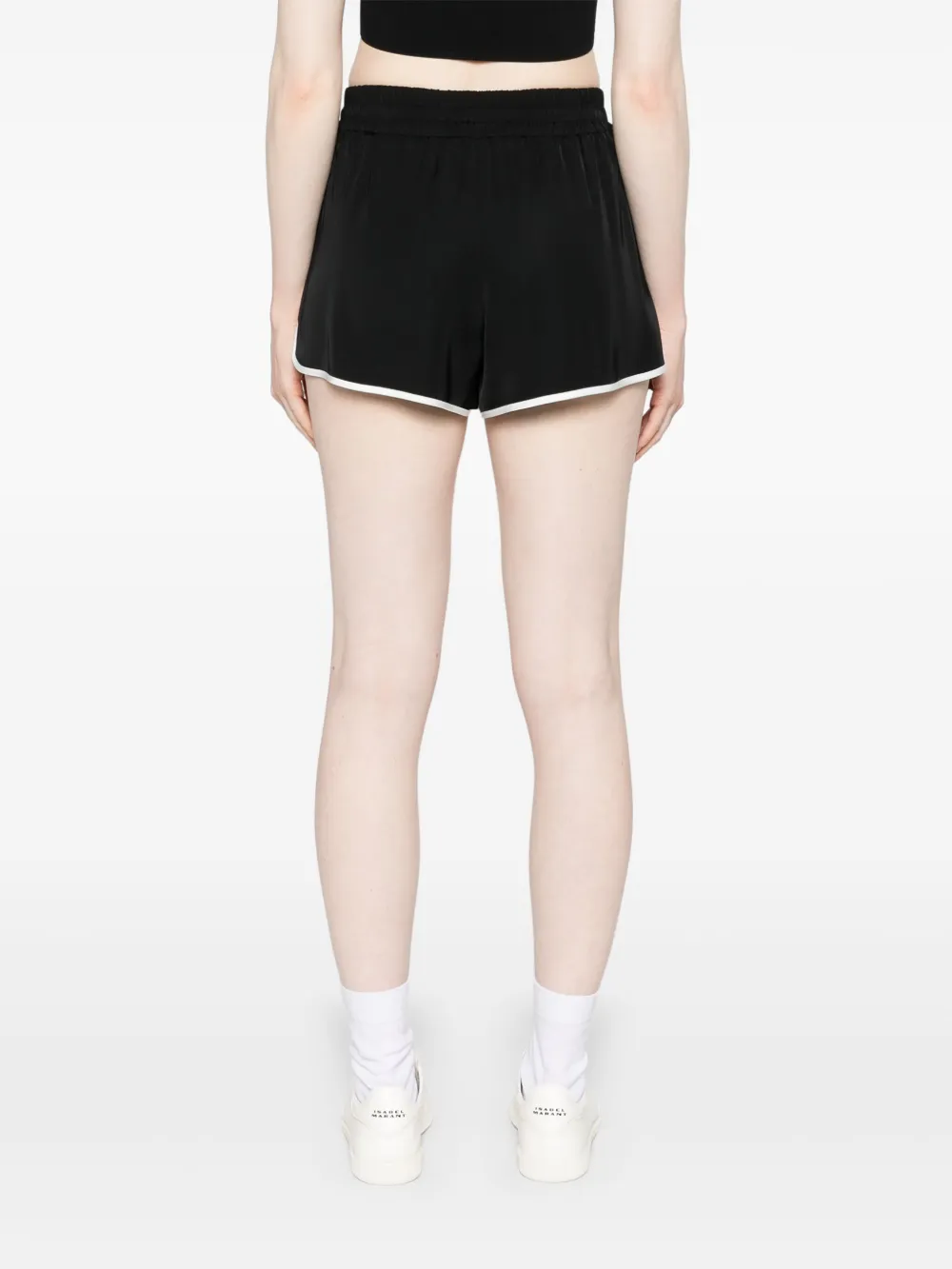 Affordable Maje Clover-motif track shorts Women