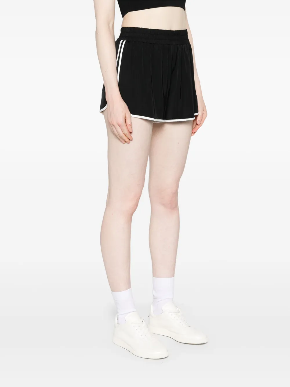 Affordable Maje Clover-motif track shorts Women