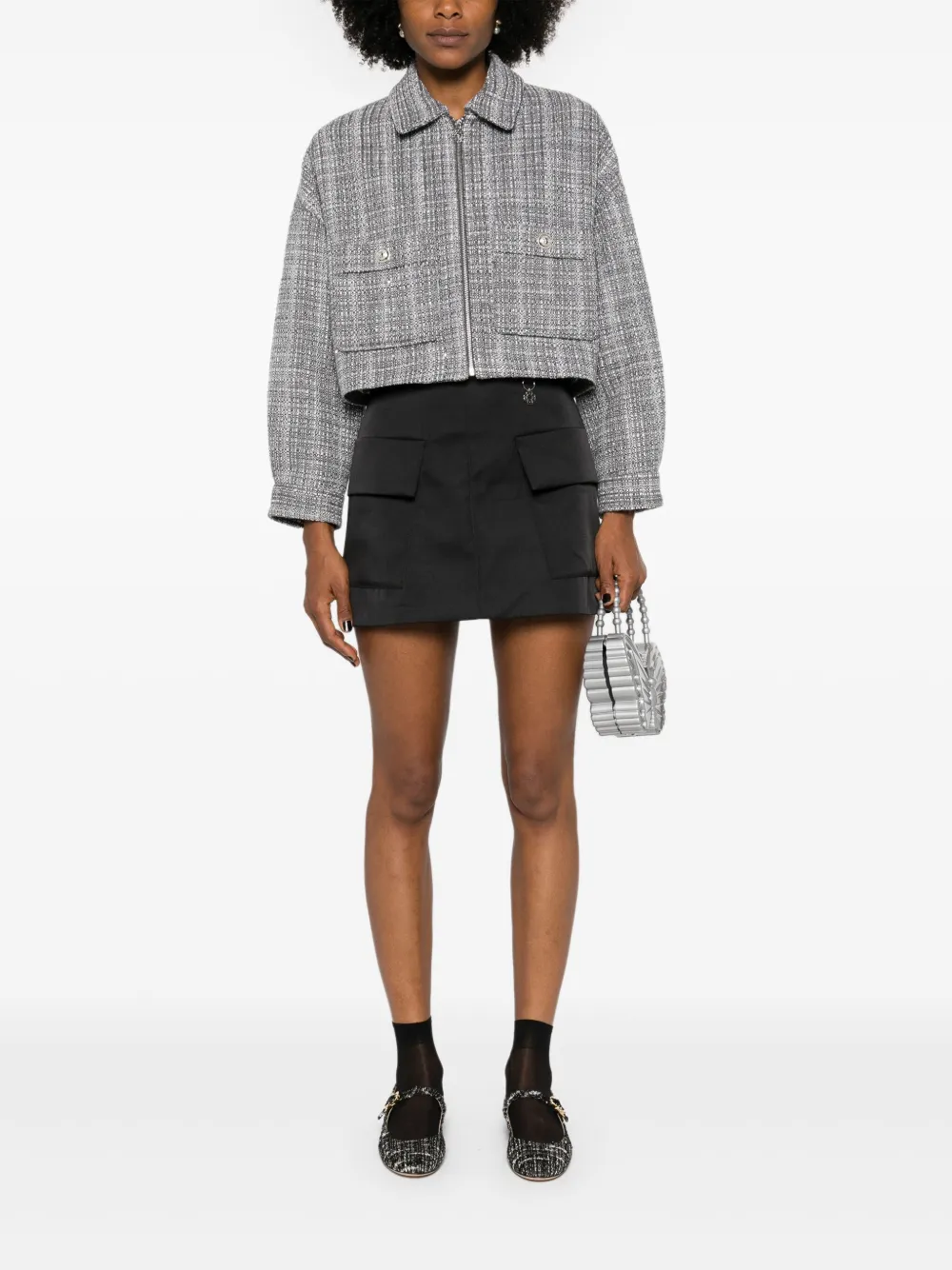Affordable Maje short tweed jacket Women