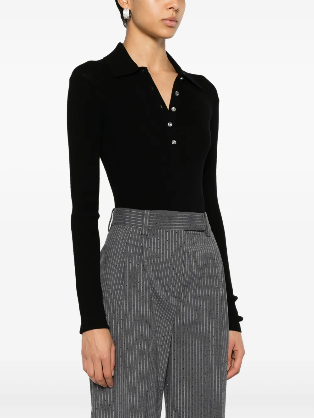 Affordable Maje wool-silk bodysuit Women