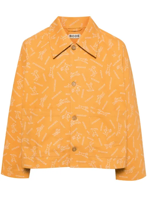 BODE surchemise Pooch - Jaune - BODE - Modalova