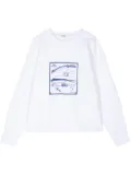 BODE graphic-print cotton sweatshirt - White
