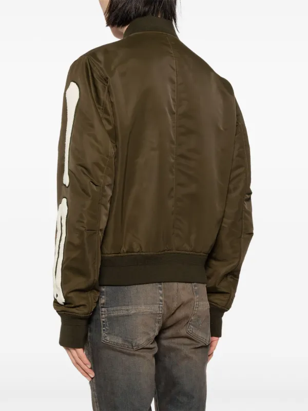 AMIRI Bones Bomber Jacket | Green | FARFETCH