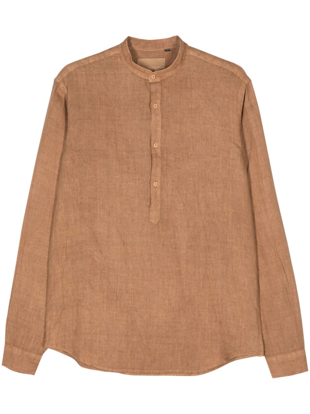 Costumein Martin Linen Shirt In Brown