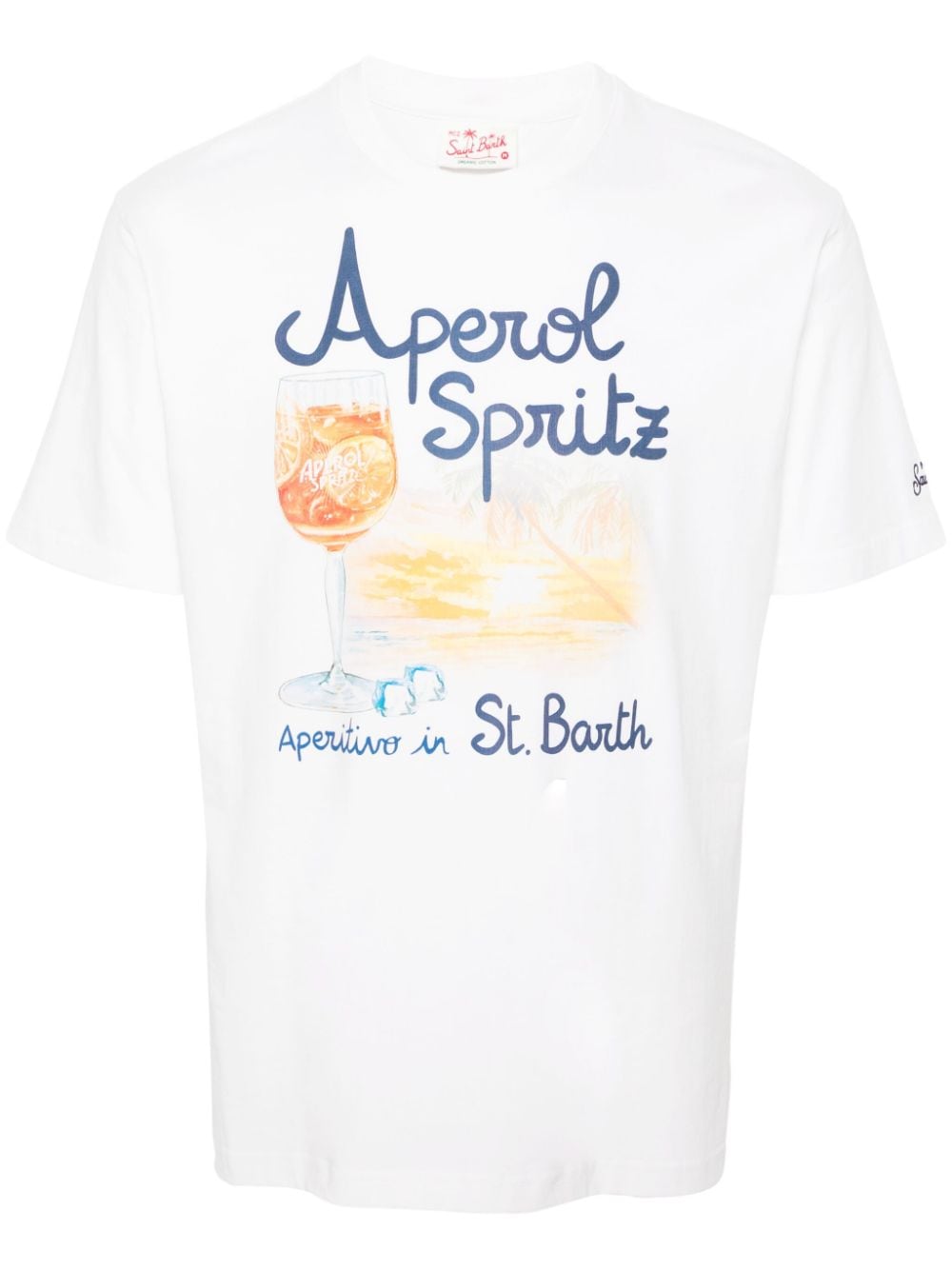 MC2 Saint Barth graphic-print cotton T-shirt Wit