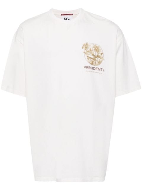 PRESIDENT'S T-Shirt mit Blumen-Print