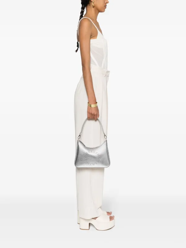 Stella McCartney スタッズロゴ ショルダーバッグ | シルバートーン 