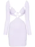 Amazuìn Azhar cut-out mini dress - Purple