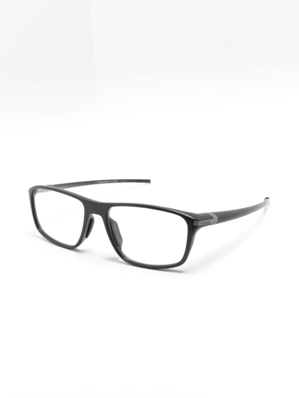 TAG Heuer Vingt Sept rectangle-frame glasses - Zwart