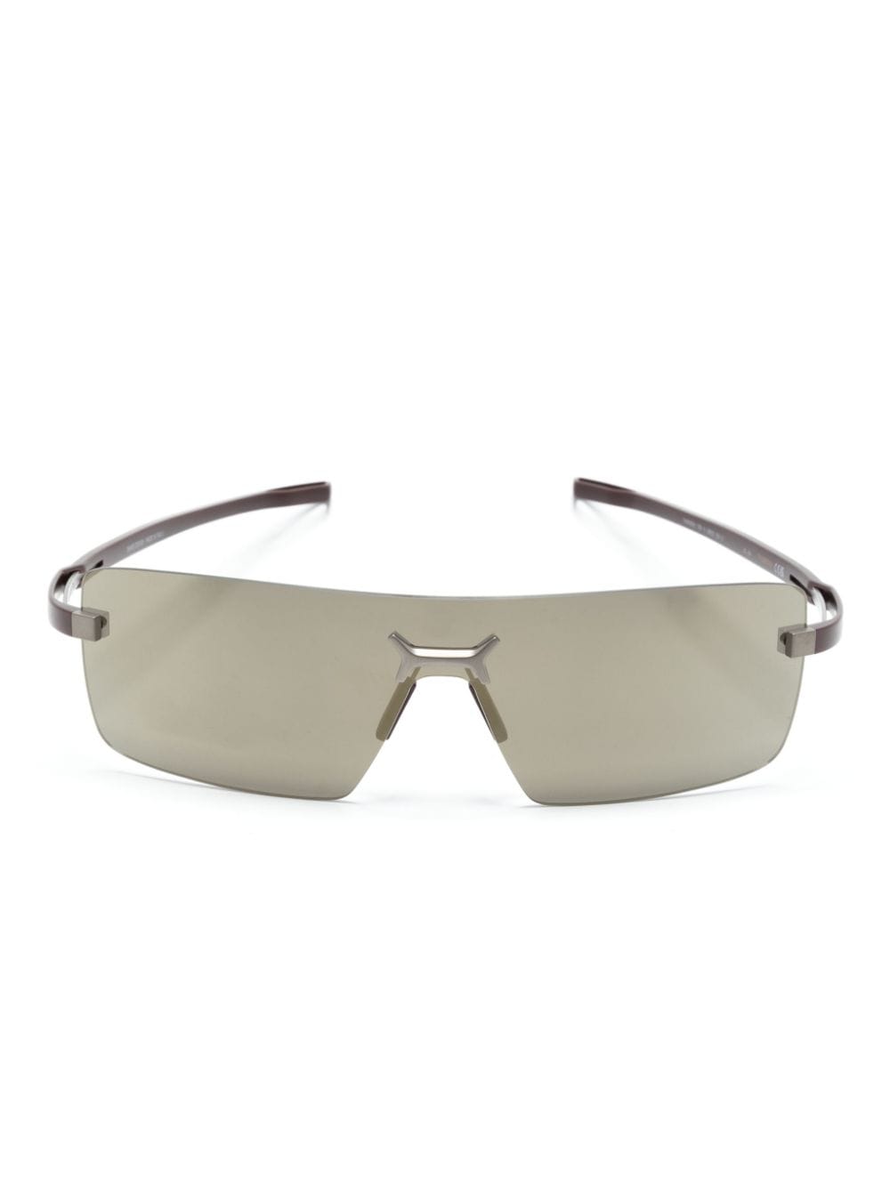 Tag Heuer Heuer Flex Shield-frame Sunglasses In Gray