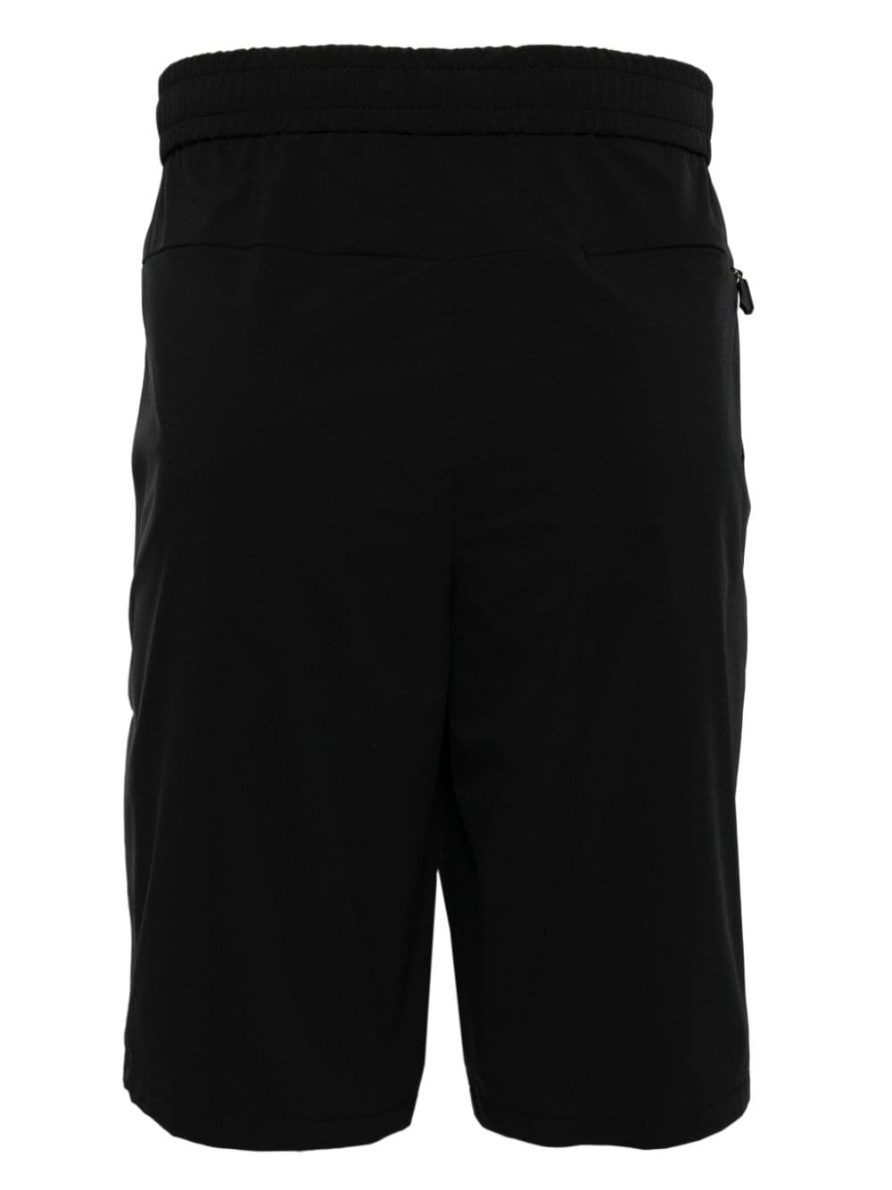 Shop Hugo Boss Drawstring-waistband Track Shorts In Black