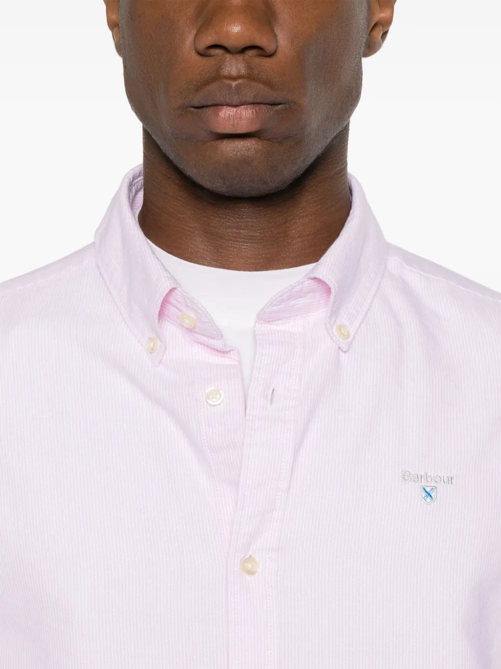 Barbour Gestreept overhemd Roze