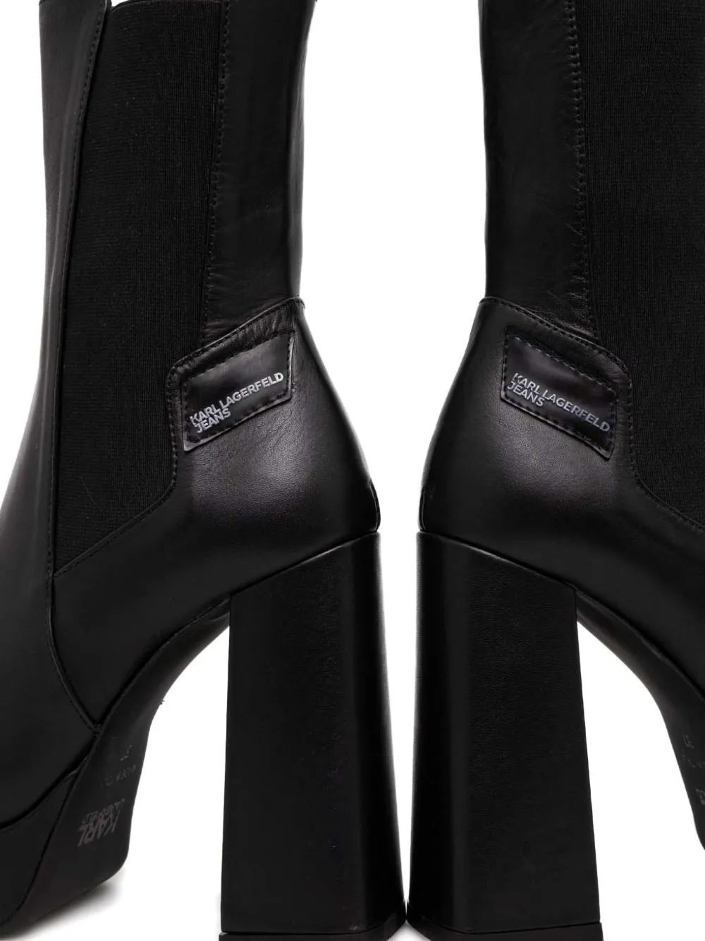 Karl Lagerfeld Jeans 120mm chelsea boots Black
