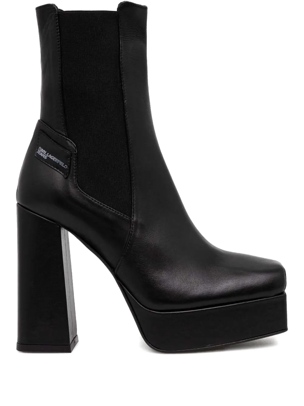 Karl Lagerfeld Jeans 120mm chelsea boots Black