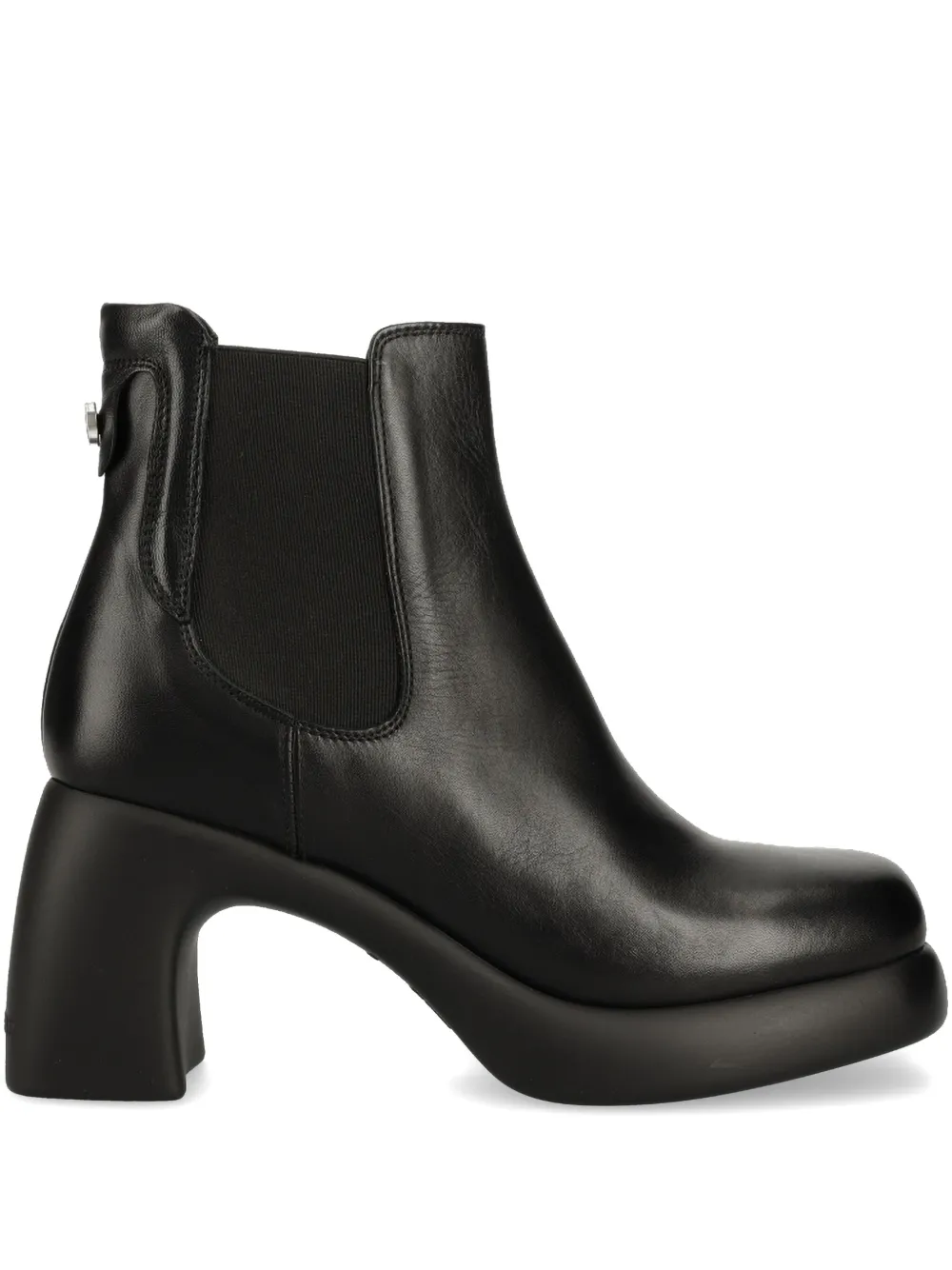 Karl Lagerfeld leather ankle boots Black