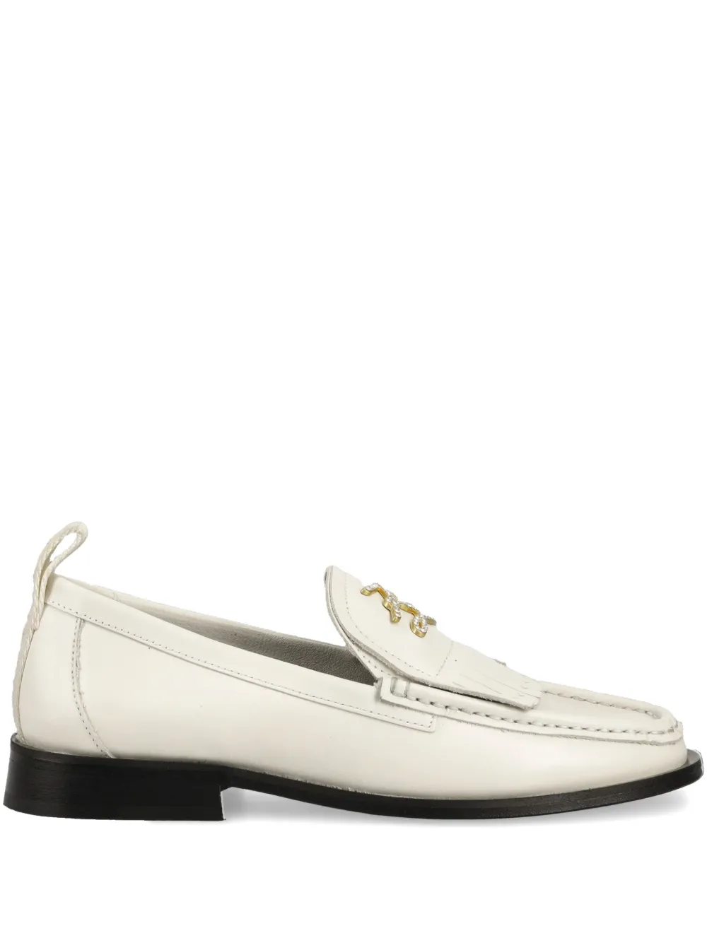 Karl Lagerfeld leather loafers Wit