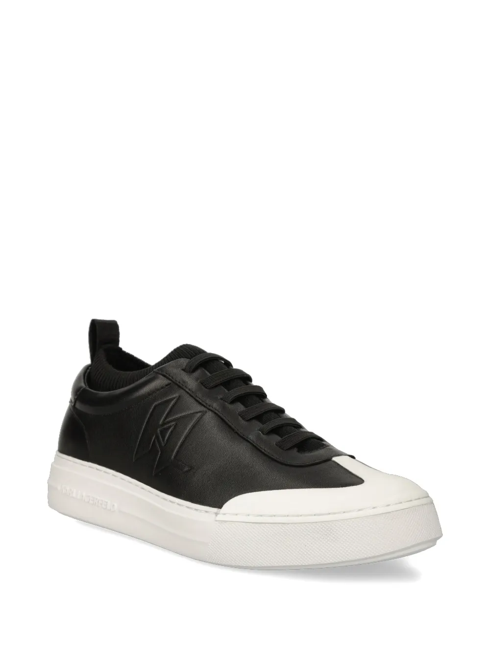 Karl Lagerfeld Sneakers met logo-reliëf - Zwart