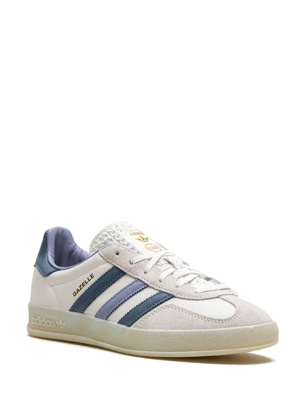 Adidas Gazelle Leather Sneakers Neutrals FARFETCH IN