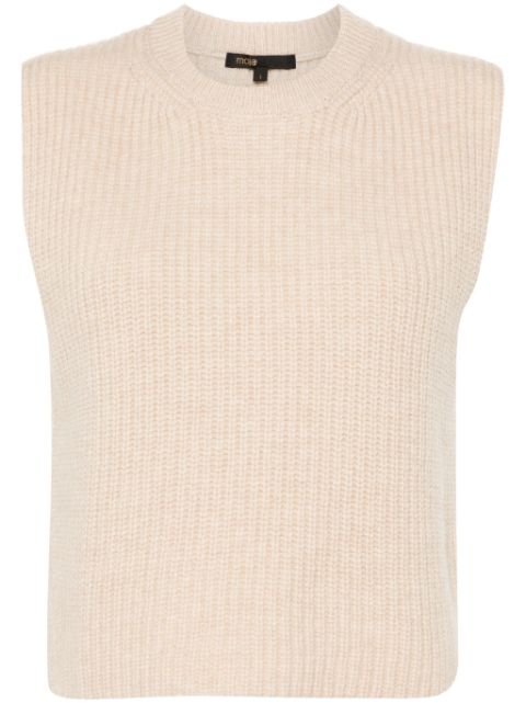 Maje sleeveless wool sweater Women