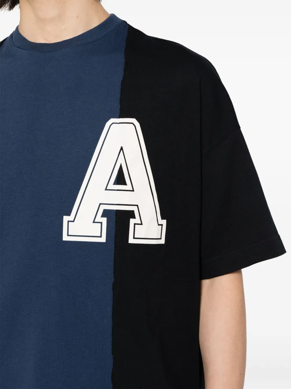 AMBUSH T-shirt met logopatch Blauw