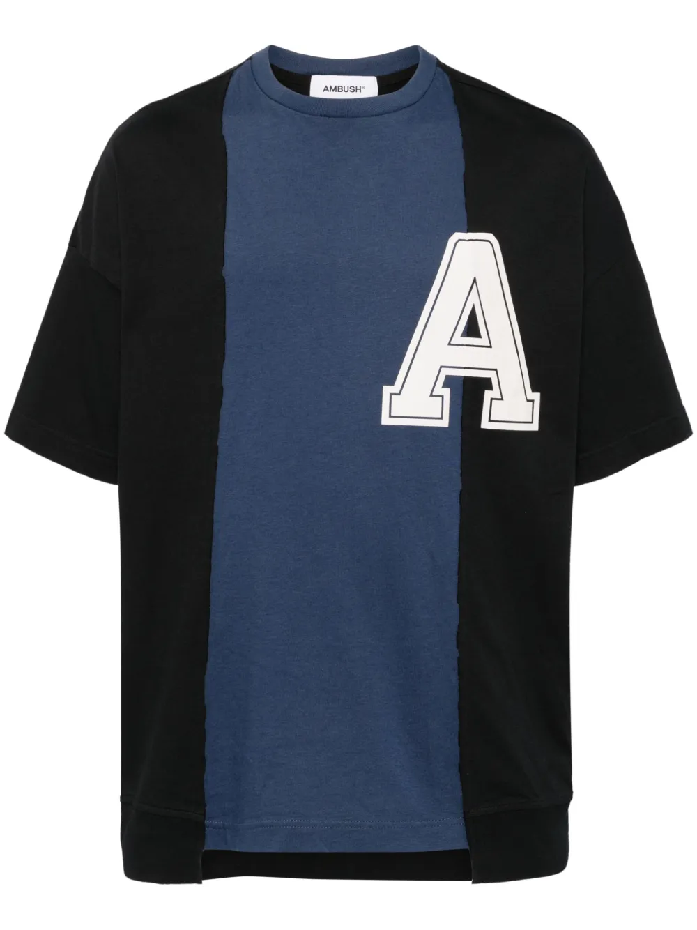 AMBUSH T-shirt met logopatch Blauw