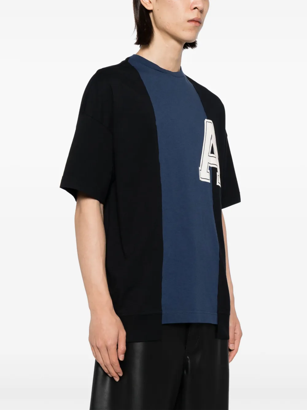AMBUSH T-shirt met logopatch Blauw