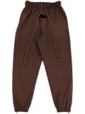 FEAR OF GOD ESSENTIALS patch detail jogger trousers - Brown