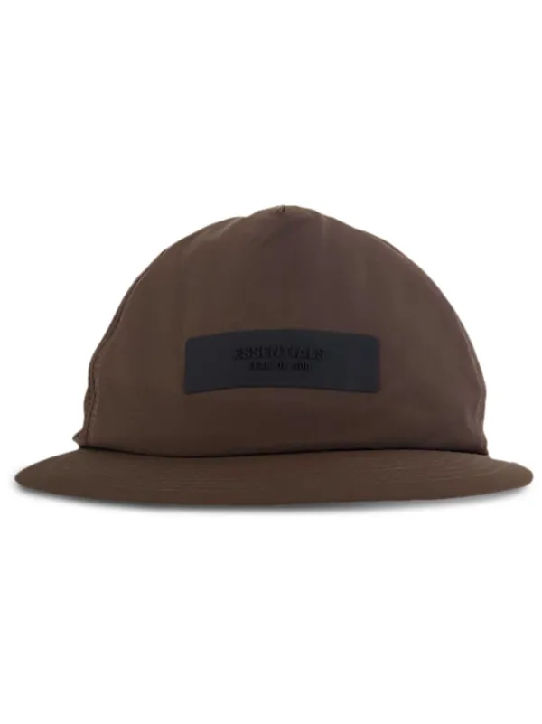 FEAR OF GOD ESSENTIALS logo-appliqué Baseball Hat Brown