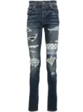 AMIRI Ma Paisley patchwork skinny jeans - Blue