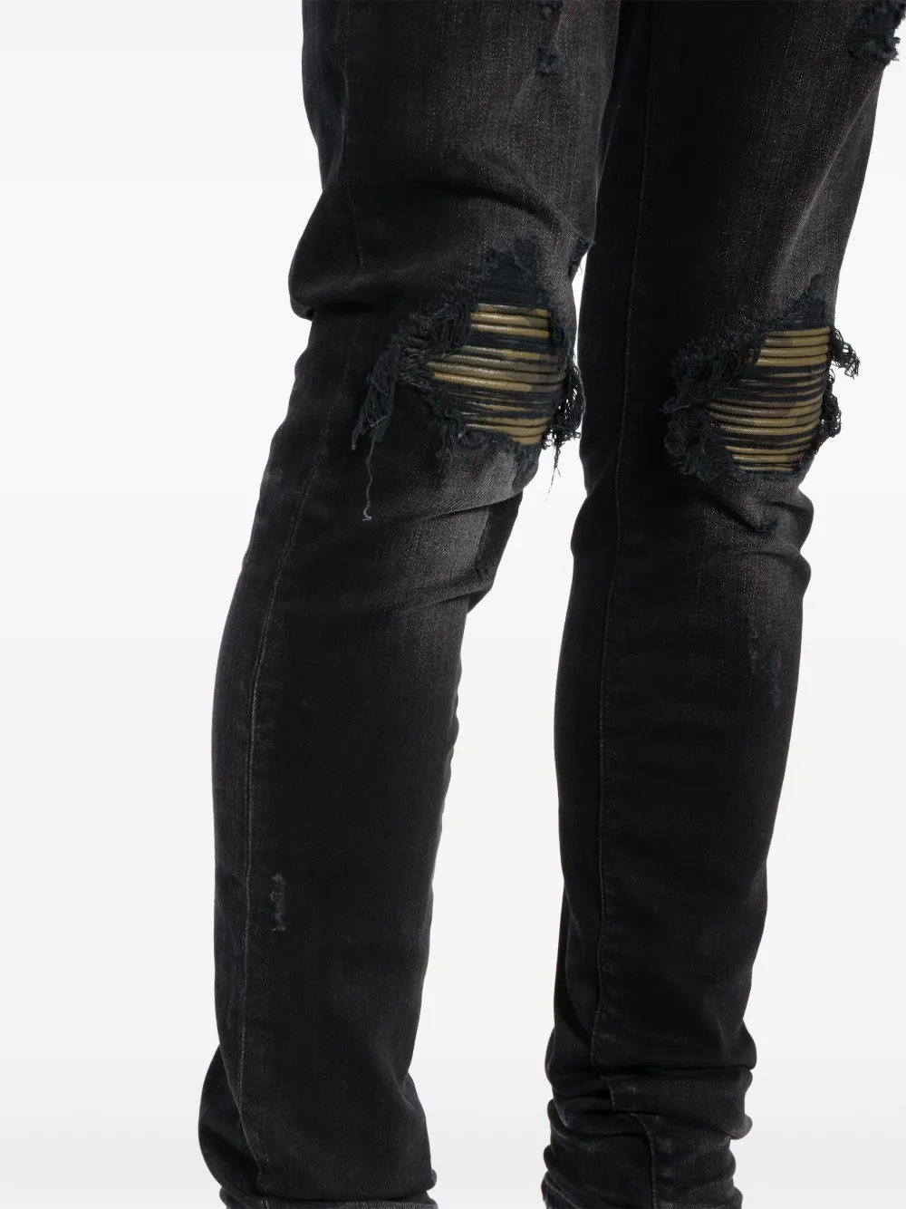 AMIRI Skinny jeans met gerafeld effect Zwart