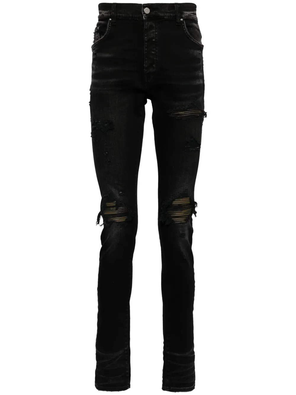 AMIRI Skinny jeans met gerafeld effect Zwart