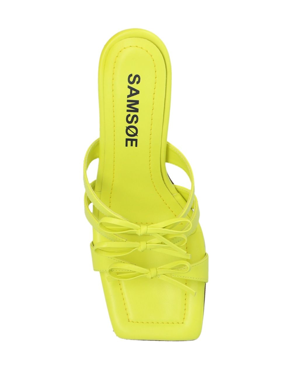 Shop Samsoe & Samsoe Sabella Leather Sandals In Green