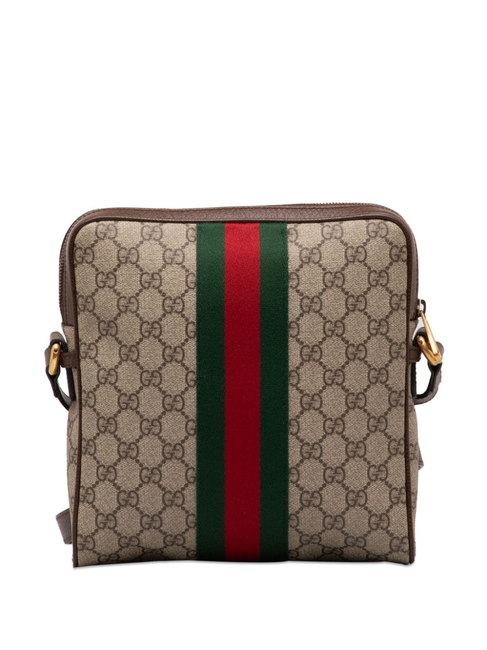 Gucci Pre-Owned 2016-2023 Small GG Supreme Ophidia crossbody bag - Bruin