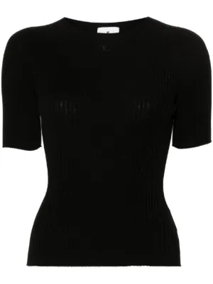 ☆人気☆【Courreges】☆LOGO KNIT SHORT SLEEVE T SHIRT☆ s-l400.jpg