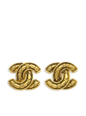 CHANEL Pre-Owned 1990-2000s ココマーク ピアス | ゴールドトーン
