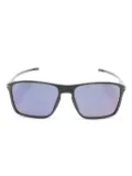 TAG Heuer rectangle-frame sunglasses - Black