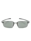 TAG Heuer rimless rectangle-frame sunglasses - Black