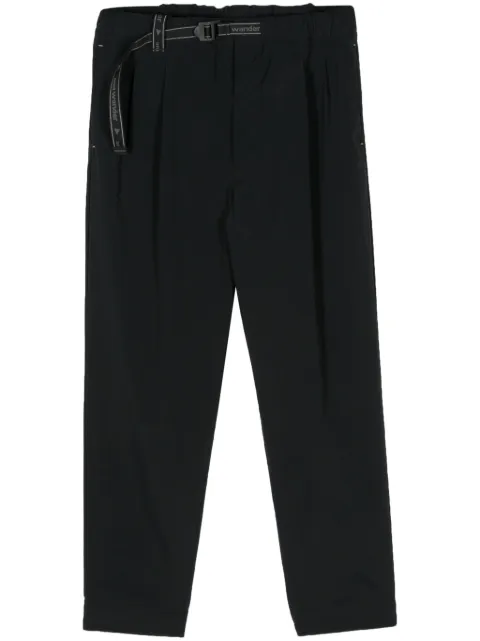 and Wander belted tapered-leg trousers