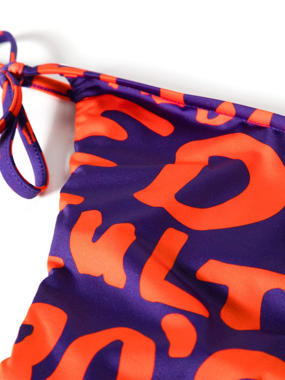 Shop Dsquared2 Logo-print Bikini Bottom In Purple