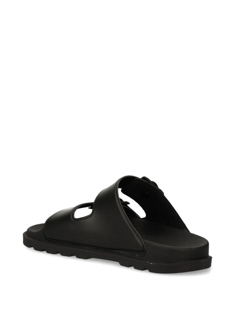 Karl Lagerfeld logo-print slides Black