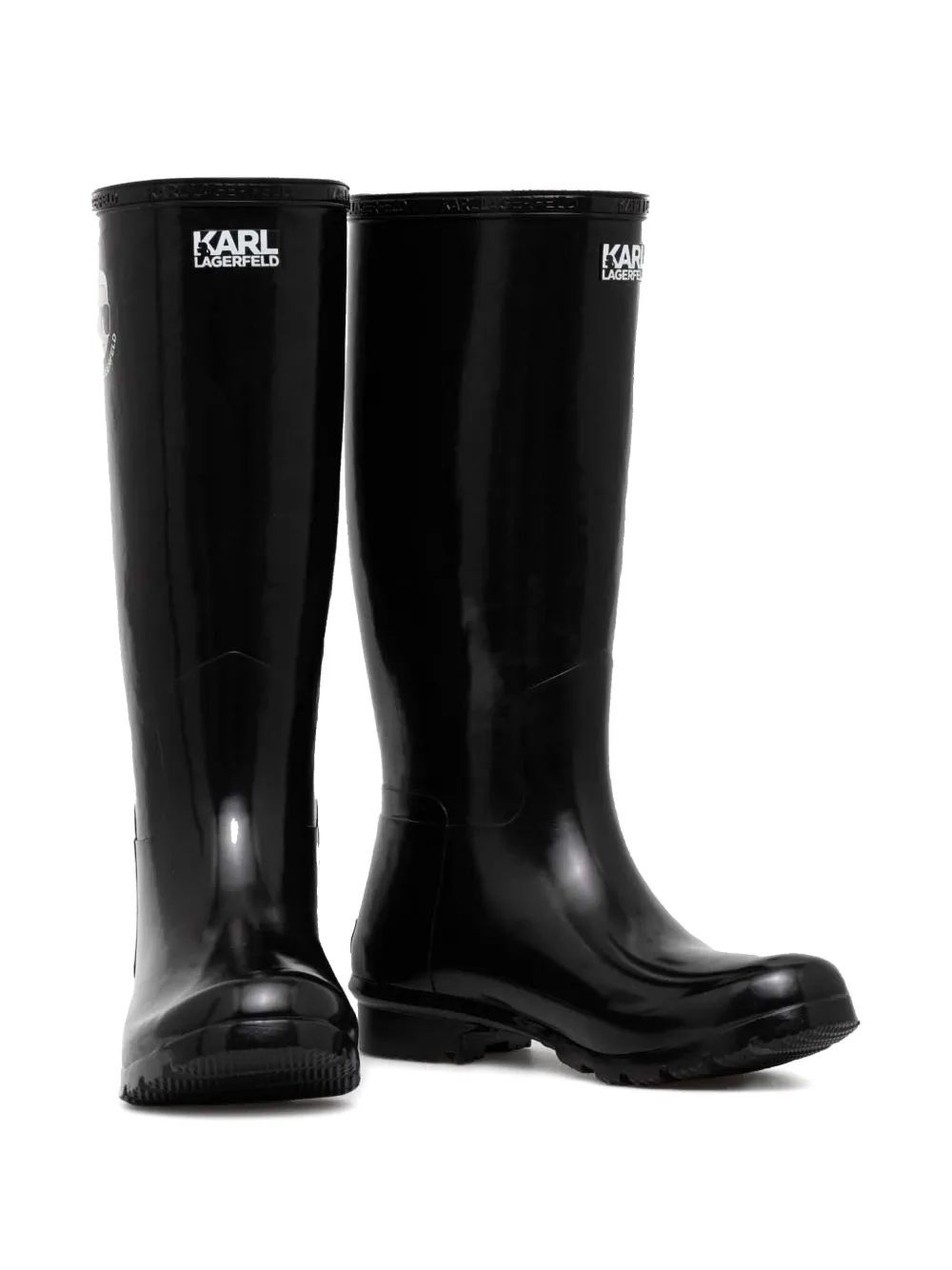 Karl Lagerfeld Wellington boots - Zwart