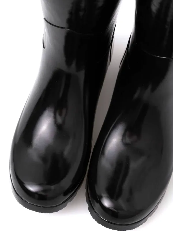 Karl Lagerfeld ロゴ レインブーツ Karl Lagerfeld(カール ラガーフェルド)のレディース レイン