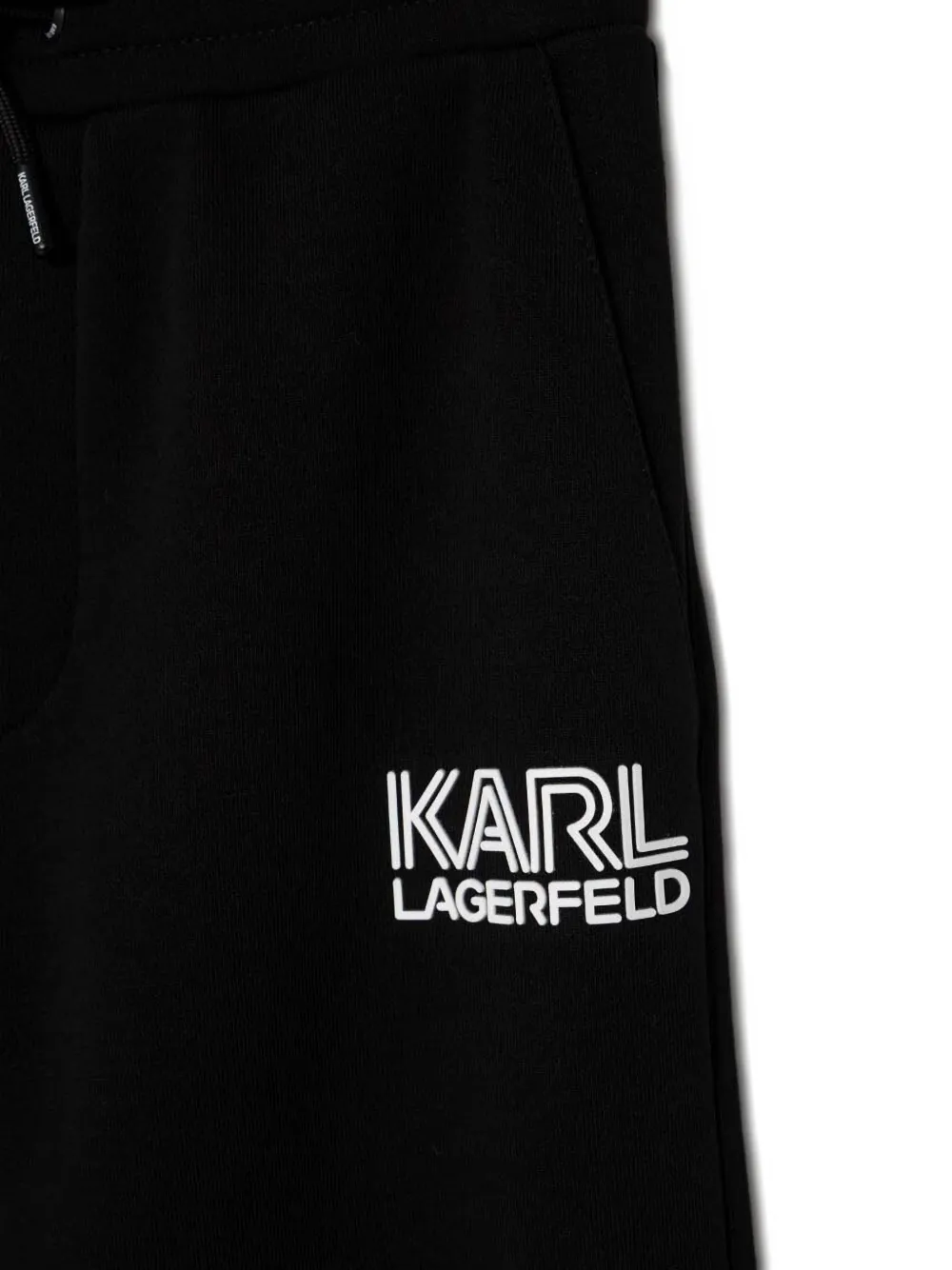 Karl Lagerfeld Broek met logo Zwart