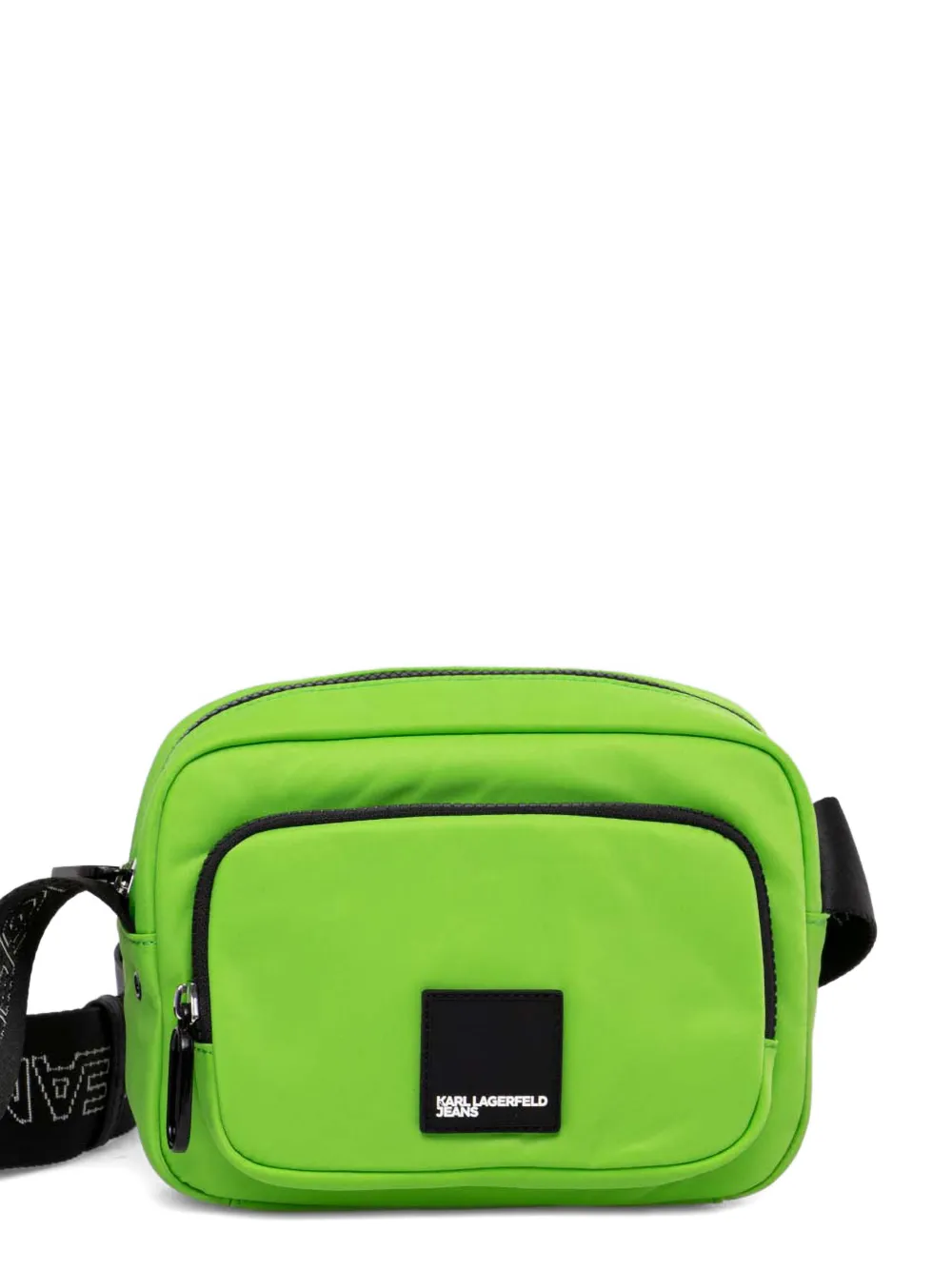 Karl Lagerfeld Jeans Schoudertas met logobandje Groen