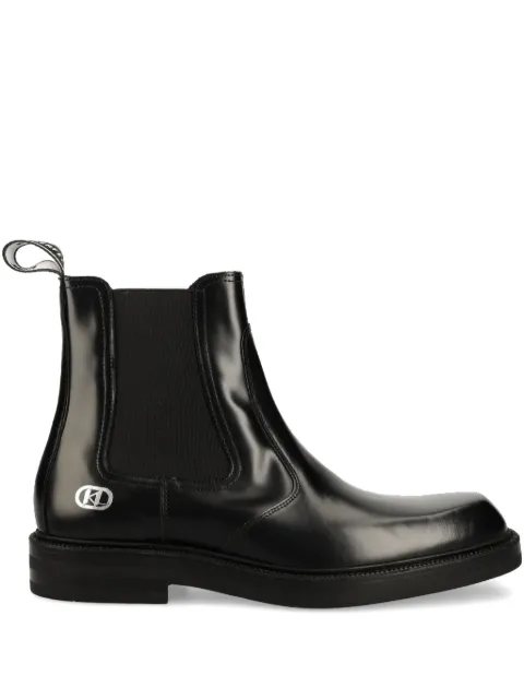 Karl Lagerfeld patent leather boots 
